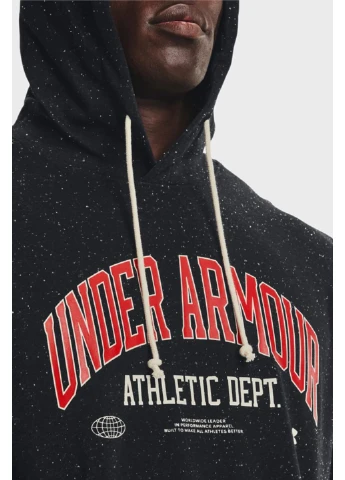 Худи UA Rival Try Athlc Dept HD 1370354-001 Черный 1370354-001 Under Armour (386078920)