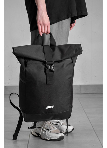 Женский Повседневный Рюкзак Роллтоп Школьный С Принтом F1White Black Without (360641776)