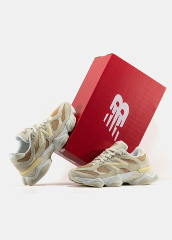 Кроссовки женские New Balance 9060 Beige | Нью Баланс 9060 бежевые No Brand бежевые демисезоны (335012366)