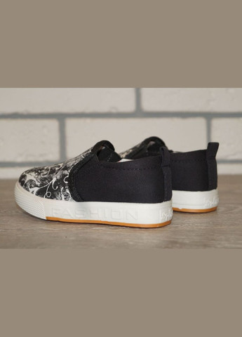 Сліпони для дівчинки чорно-білі С.Луч Fashion (298729096)