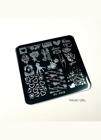 Пластина для стемпінгу метал Ноготок (303357972)