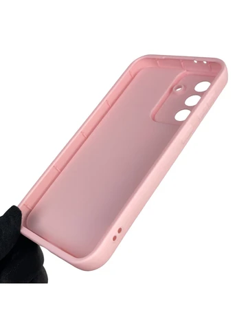 Чохол силіконовий оригінальний Soft Touch з 3D принтом милий ведмедик для Galaxy A56 (SM-A566B) рожевий (Повний захист камери) Samsung (377093808)