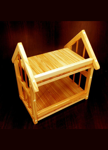 Підставка для квітів з дерева Ла-Фельгера 2 каррі (ЦВП-204003) No Brand (328225088)