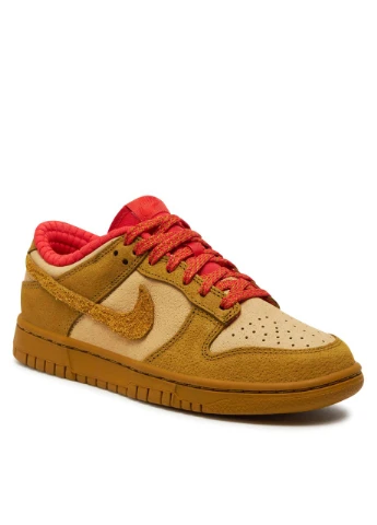 Цветные всесезонные кроссовки dunk low shoes olive/beige fq8897-252 Nike