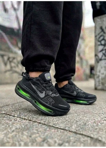 Черные летние кроссовки nike vomero premium black volt найк вомеро роам No Brand