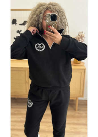 Костюм 181 Полар Флис теплый, брюки и кофта с логотипом Україна (369573659)