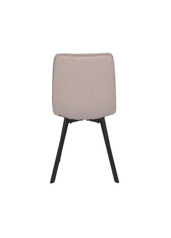 Стілець кухонний EARI TEX Чорний каркас / Бежева тканина Intarsio (372178888)