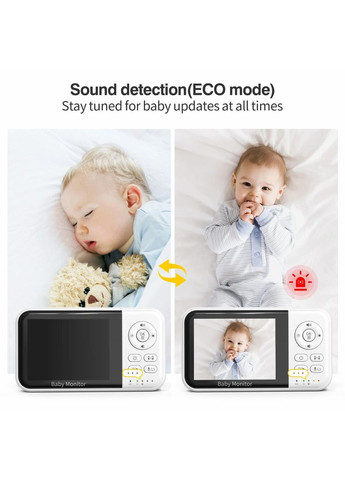 Відеоняня MC632A з нічним баченням та двостороннім аудіо Дитяча радіоняня Камера + Дисплей Baby Monitor (349824329)