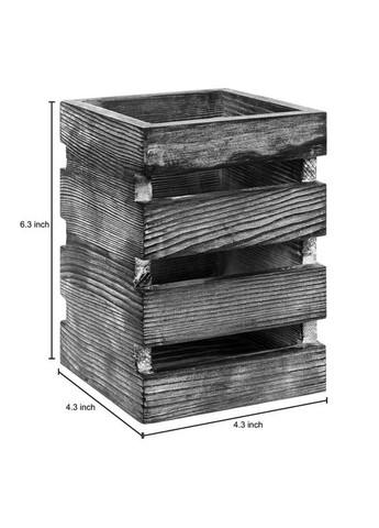 Підставка для столових приладів з дерева Магіка сієна (ПСП-006505) No Brand (327423513)