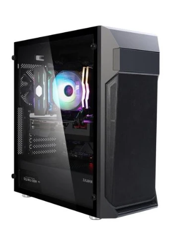 Корпус Z1 Plus Black, без БП, ATX/Micro ATX/Mini ITX, USB2.0 x 1, USB3.0 x 2, 2x3.5mm, 5.25 x 4, 3.5 x 5, 2.5 x 1 Zalman (329996917)