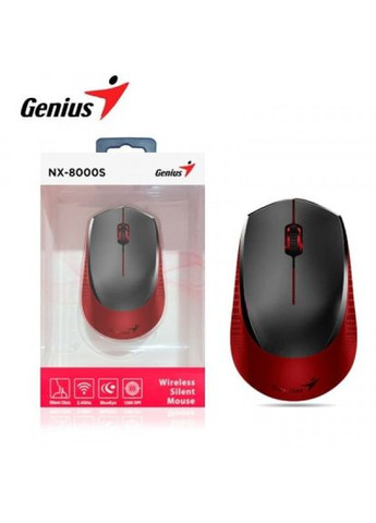 Мишка (31030025401) Genius nx-8000 silent wireless red (268146181)
