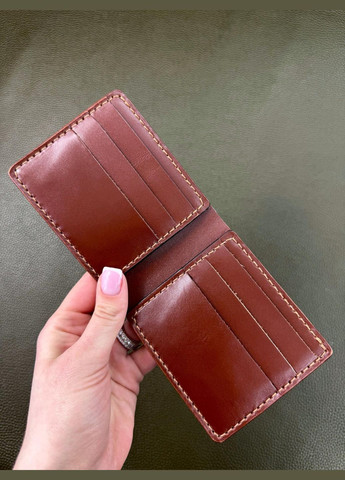 Чоловічий гаманець-біфолд з натуральної шкіри SG004 ( ) No Brand (333341961)