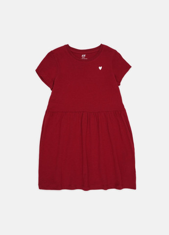 Бордовое платье H&M (290981224)