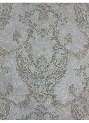 Метровые обои для спальни, гостинной, коридора, кухни бежевые виниловые на флизелиновой 895-02 основе Слов'янські шпалери (372843965)