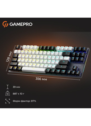 Клавіатура бездротова Genesis Joker Pro MK124G Pro Gray GAMEPRO (369723241)