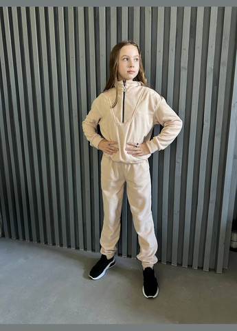 Бежевый зимний подростковый термо костюм на осень/зиму Adelante