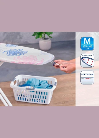 Чохол для прасувальної дошки Cotton Classic M 125×40 см (71598) Leifheit (334004896)