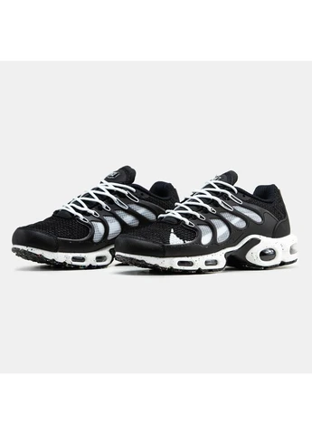 КРОССОВКИ ЖЕНСКИЕ NIKE AIR MAX TN TERRASCAPE BLACK WHITE НАЙК АИР МАКС ТН ПЛЮС No Brand чёрные демисезоны (367175915)