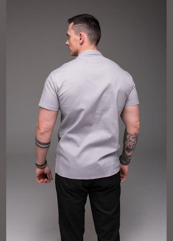 Серая рубашка No Brand