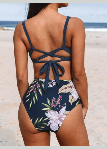 Синий летний купальник CUPSHE