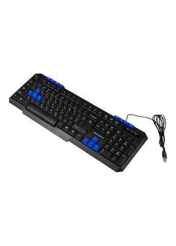 Клавіатура комп'ютерна провідна KB-606WD 1.5 м чорна Grunhelm (366422691)