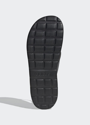 Черные спортивные шлепанцы comfort adidas