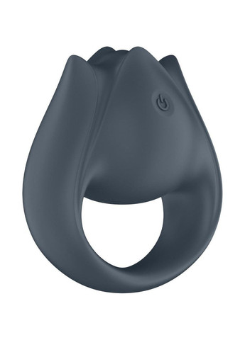 Вибратор для пар Perfect Pair 2 с кольцом для пальцем, серый Satisfyer (339863906)
