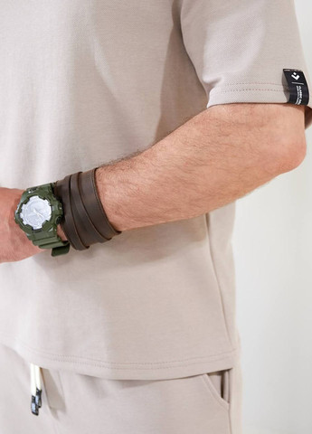 Бежевый летний мужской костюм шорты. с шортами Allthings