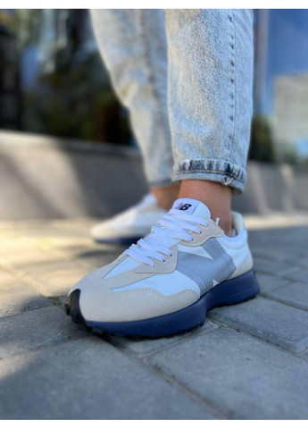 КРОСІВКИ ЖІНОЧІ NEW BALANCE 327 BLUE SOLE НЬЮ БЕЛАНС 327 No Brand бежеві демісезони (368885454)