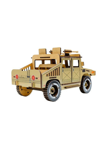 Дерев'яний 3D конструктор "Humvee" Puz-00927, 100 деталей PuzzleOK (370977609)