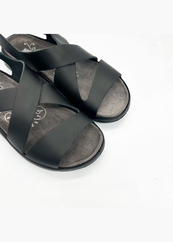 Черные босоножки (р) кожа 0-1-1-757101 Imac