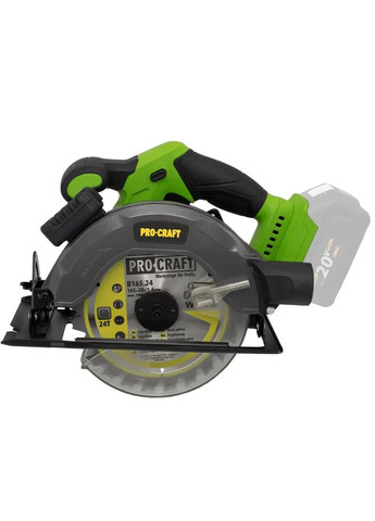 Пила PCA28 – 165 мм, 20 В, лазер, 4500 об./мин, без АКБ и ЗП ProCraft (372296006)