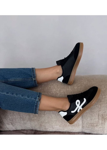 Чорні жіночі кеди чорні демісезонні (234-49) Метелик