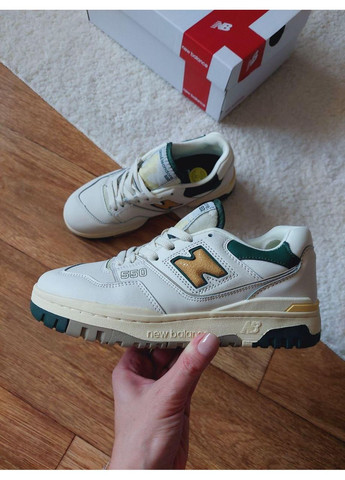 КРОСІВКИ ЖІНОЧІ NEW BALANCE 550 AIME LEON DORE NATURAL GREEN V2 НЬЮ БЕЛАНС 550 No Brand сірі демісезони (367177987)