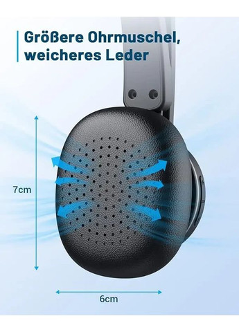 Беспроводная гарнитура Sanfant KH99M для офисов и вождения легкая с шумоподавлением и микрофоном, Bluetooth, 20 часов работы No Brand (351371647)