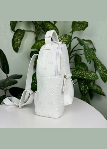 Жіночий рюкзачок маленький Білий No Brand (301083154)