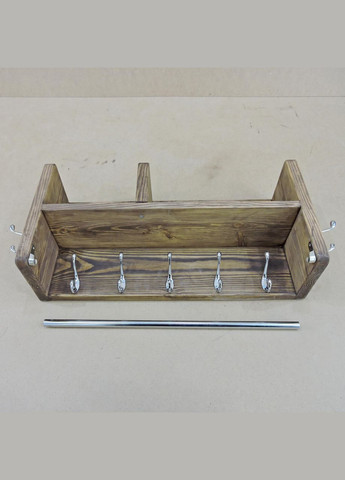 Вешалка для одежды из дерева Уинсор 60 капучино (ВДО-602609) No Brand (327866485)