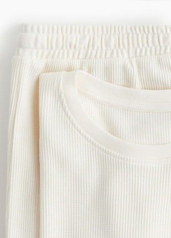 Біла всесезон піжама H&M