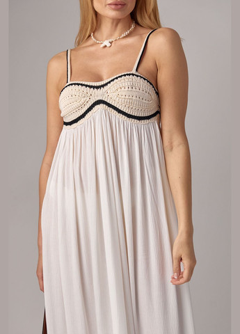 Жіночий сарафан із в'язаним ліфом. Lurex (292981081)