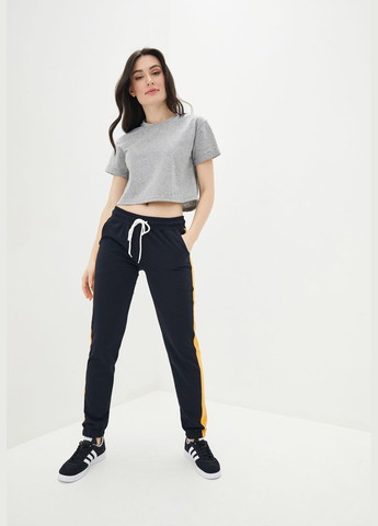 Жіноча коротка футболка-топ з бавовни (hb159456) HiBrand - (346241328)