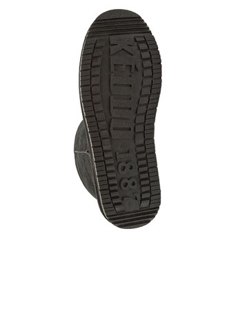 Черные осенние полусапоги мужские утепленные Keddo