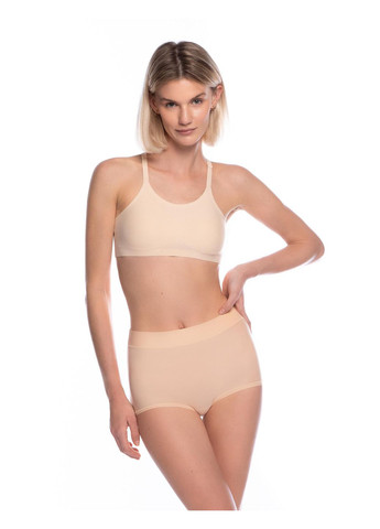 Трусы женские с высокой талией maxi L/XXL beige (бежевый) (арт FIT6000SZ-06) Lama (294051483)