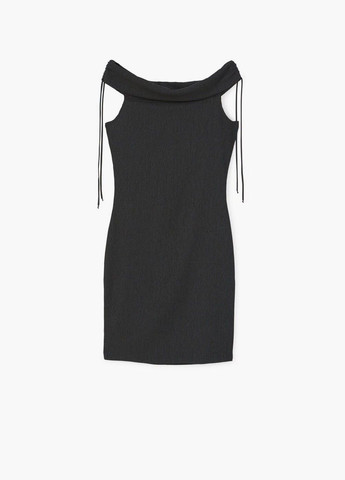 Чорна кежуал сукня Mango однотонна