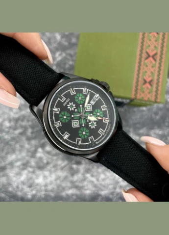 Embroidery Black-Green Black Automatic 10ATM Awarder (341822352)