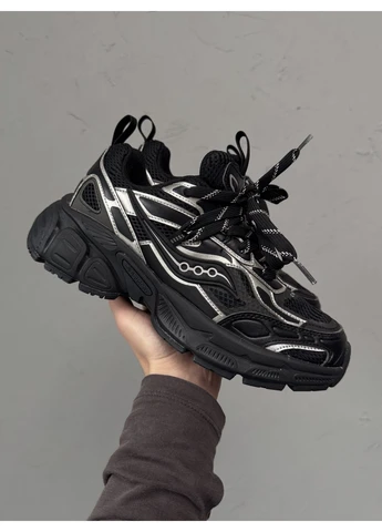 Черные летние кроссовки saucony 2k cavalry black саукони No Brand