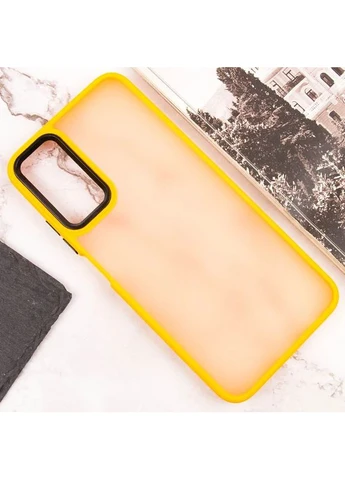 Чехол накладка для Oppo A78 4G противоударный TPU+PC оранжевый No Brand (403010041)