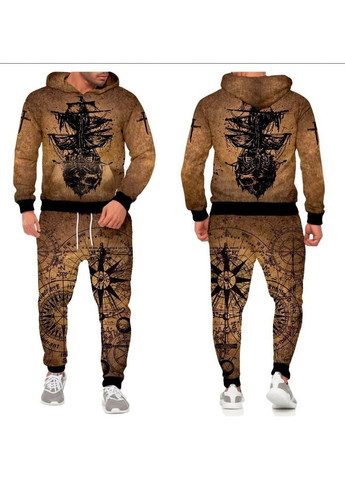 Спортивный костюм мужской корабль череп Яскраво (322720631)