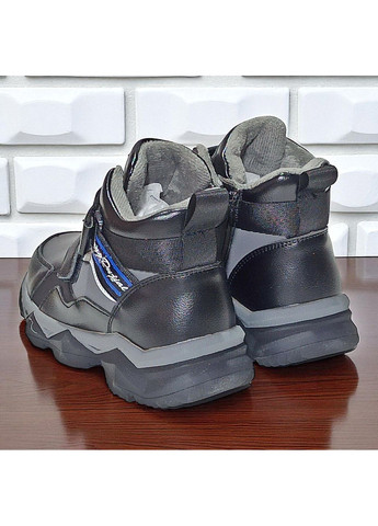 Утеплені демісезонні черевики хайтопи на флісі липучках для хлопчика Tom.M (360713842)