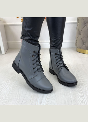 Осенние ботинки женские кожаные на низком ходу.. 39 размер Vasha para