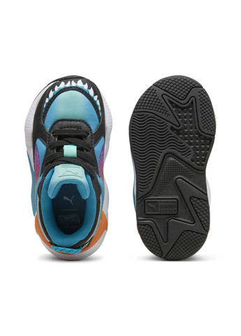 Синие всесезонные детские кроссовки x hot wheels™ monster trucks rs-x sneakers toddlers Puma